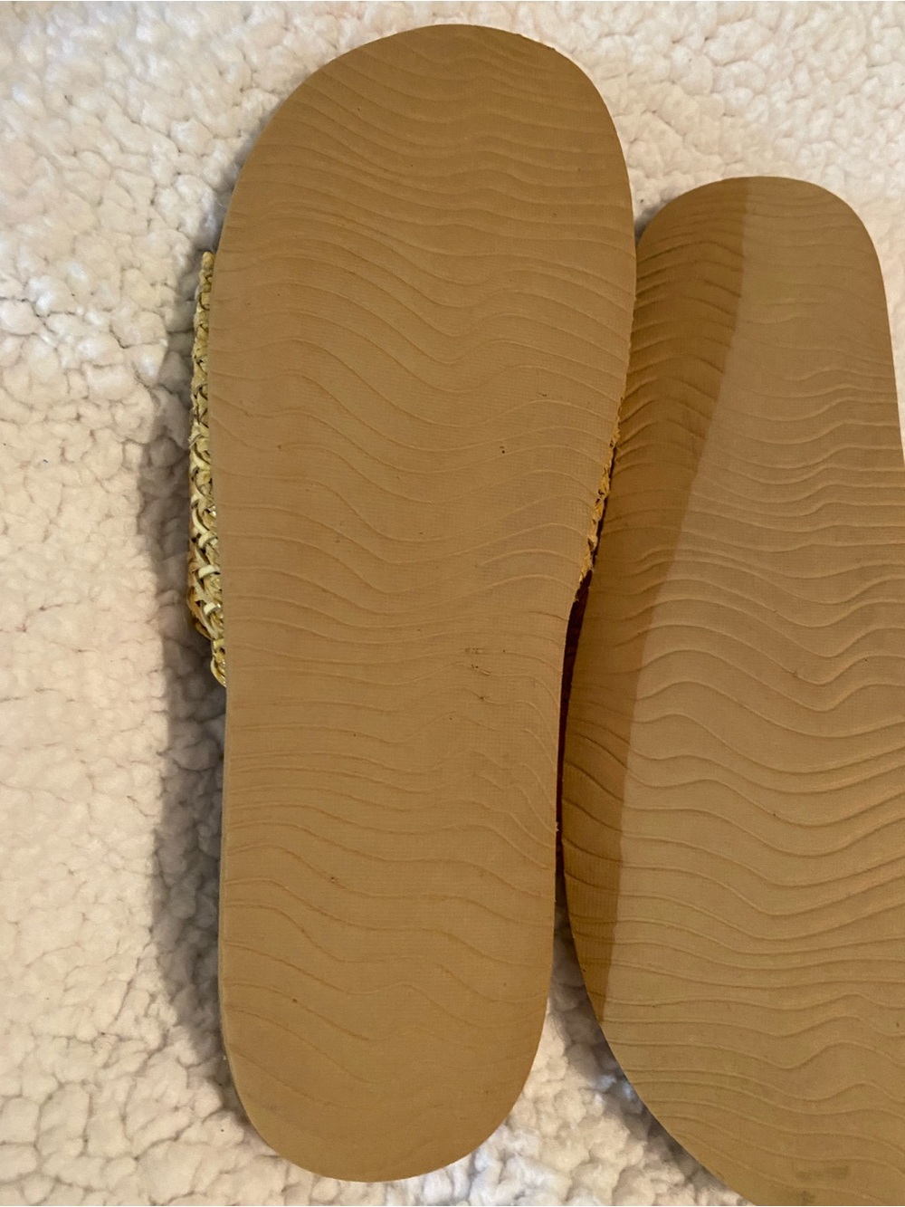 Reef Women’s Brown Tan Woven Slide Sandals - Picture 8 of 12